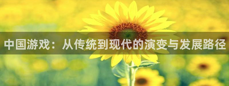 沐鸣2代理：中国游戏：从传统到现代的演变与发展路径