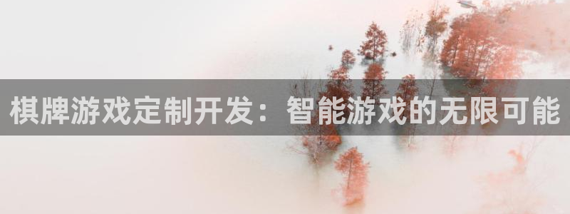 沐鸣2账号注册：棋牌游戏定制开发：智能游戏的无限可能